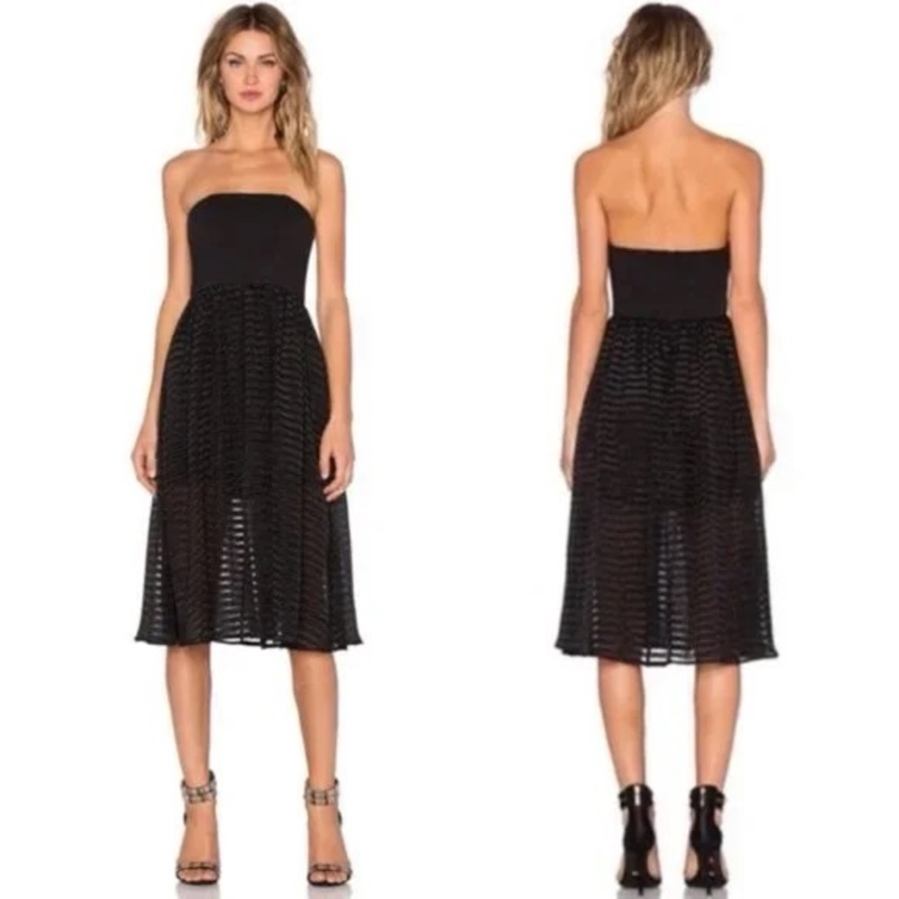 Black NBD Strapless Dress